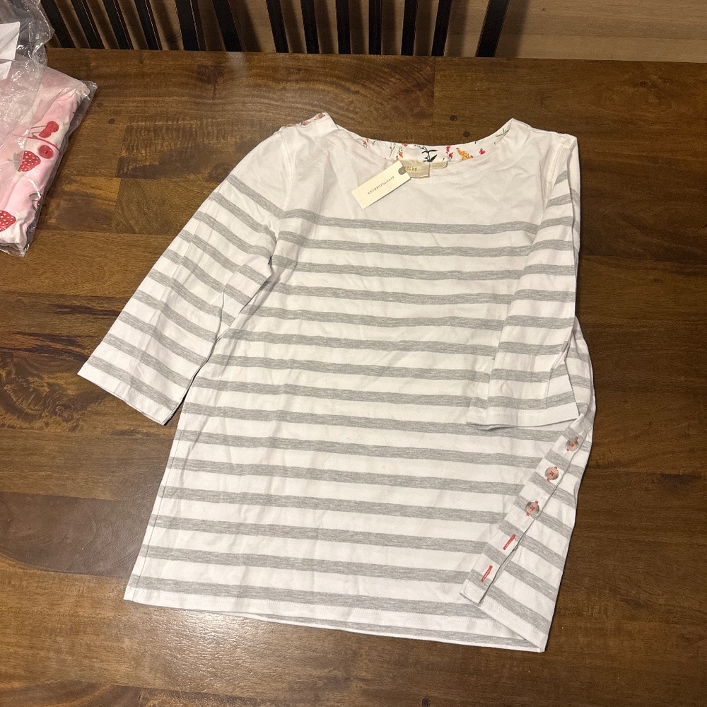Anthropologie Maeve 3/4 top